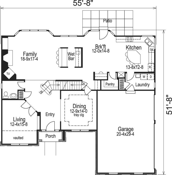 Main Floor Plan: 77-184