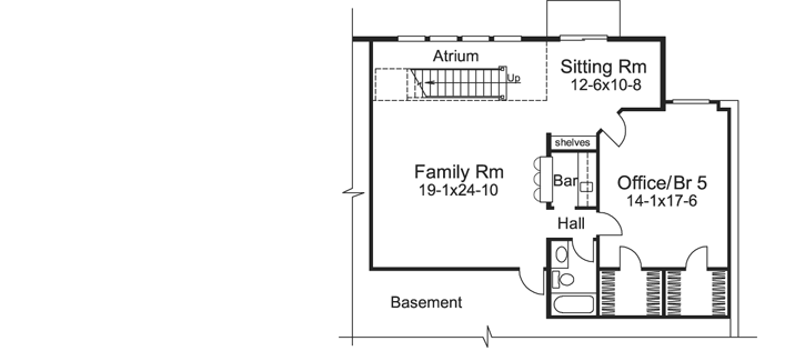 Lower Floor Plan:77-191