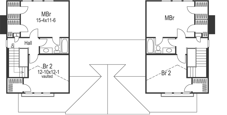 Upper/Second Floor Plan: 77-219