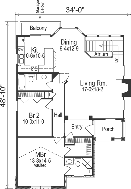 Main Floor Plan: 77-228