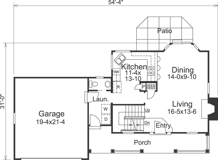 Main Floor Plan: 77-248