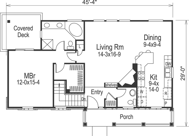 Main Floor Plan: 77-264