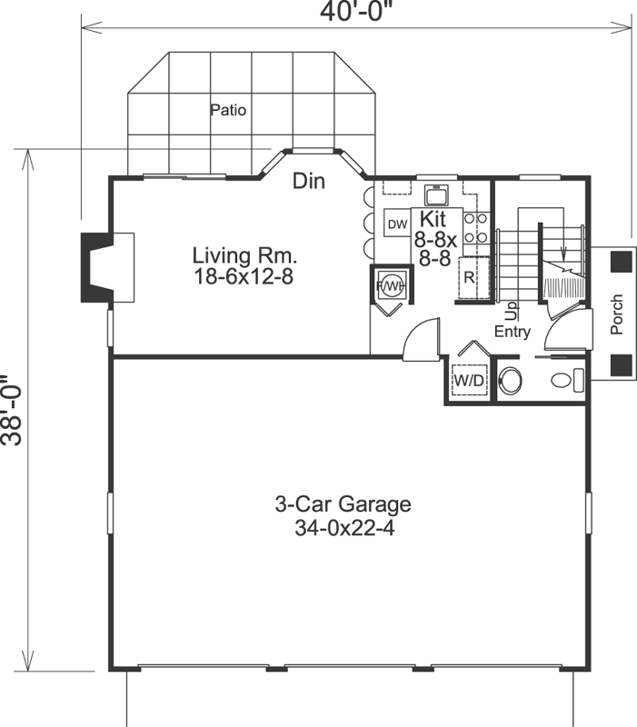 Main Floor Plan: 77-270