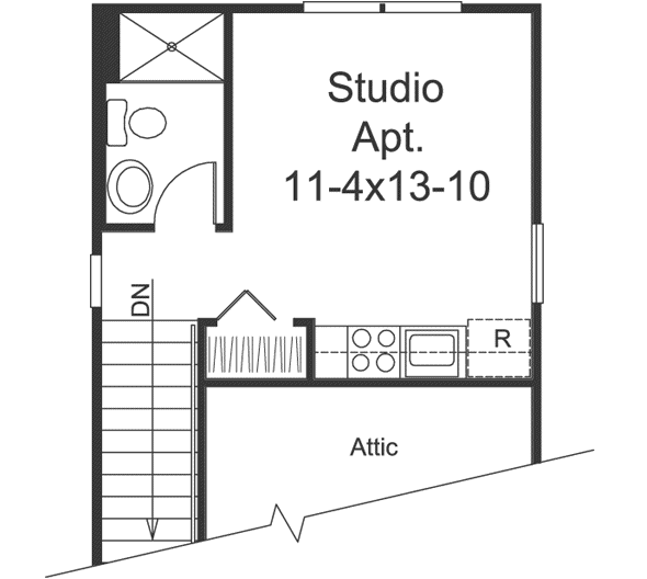 Upper/Second Floor Plan:77-320