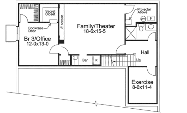 Lower Floor Plan:77-330