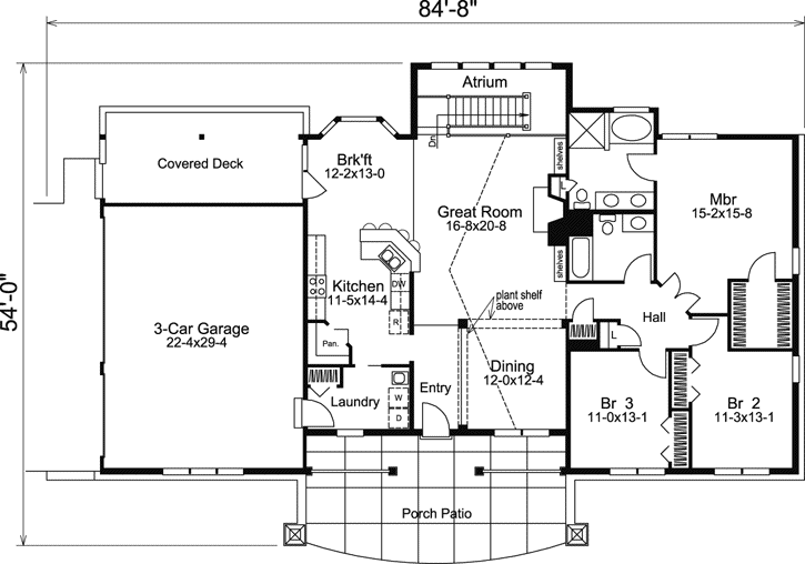 Main Floor Plan: 77-331