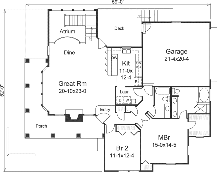 Main Floor Plan: 77-369
