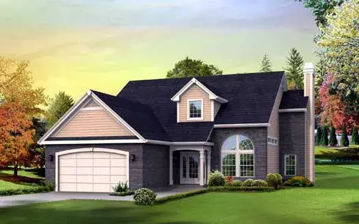 Traditional house plans 77-377 - front exterior, 2,360 sq ft, 3 bed, 2 bath house plans | Monster House Plans