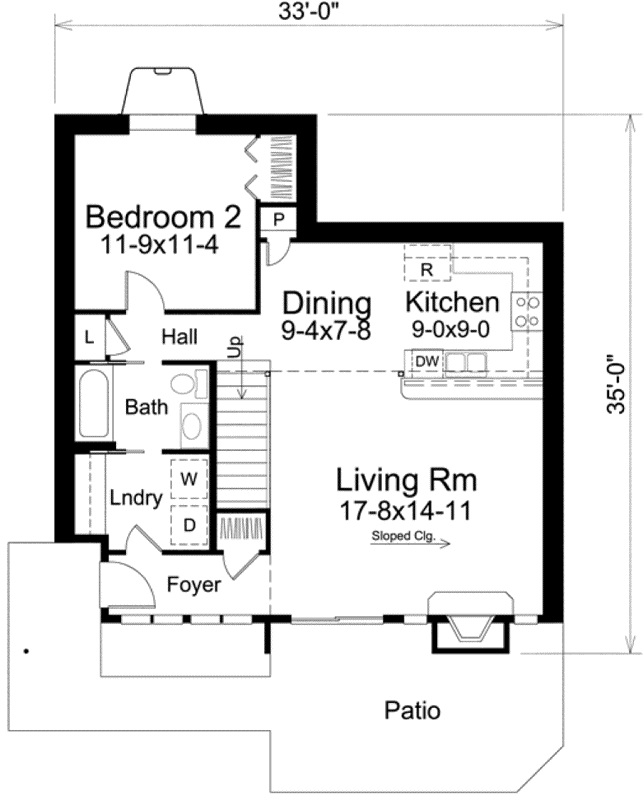 Main Floor Plan: 77-400