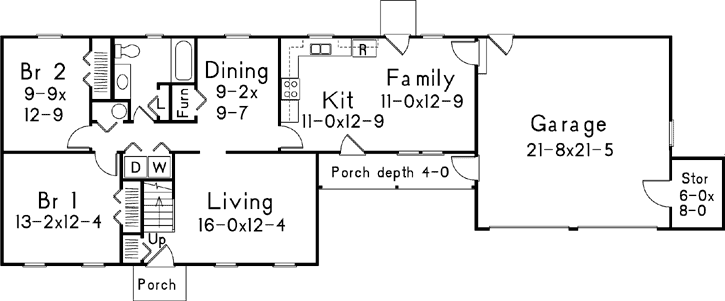 Main Floor Plan: 77-480