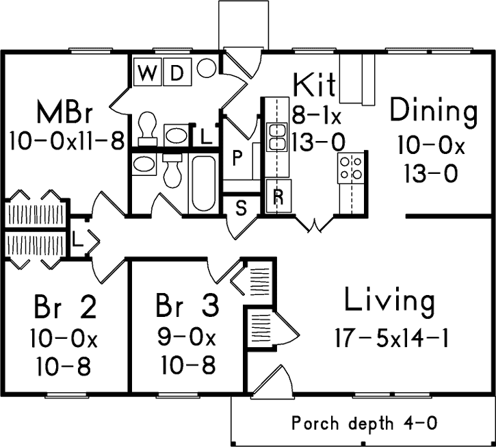 Main Floor Plan: 77-502