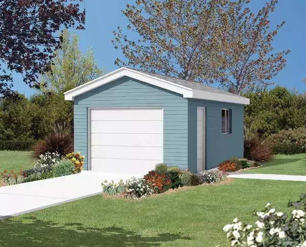 Traditional house plans 77-511 - front exterior, 308 sq ft, 0 bed, 0 bath house plans | Monster House Plans
