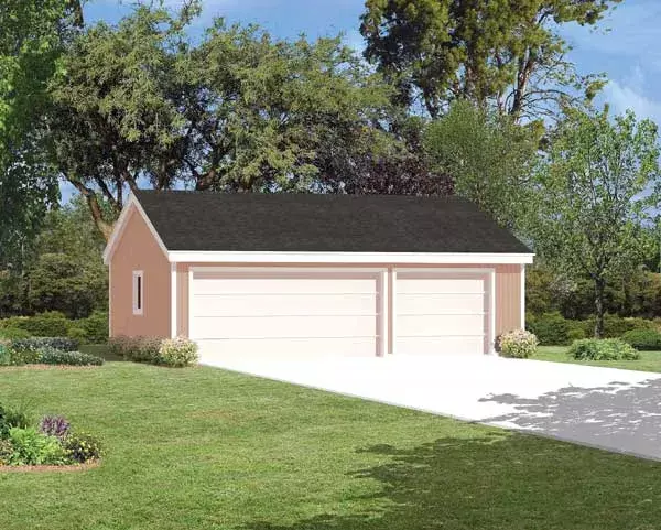 Traditional house plans 77-531 - front exterior, 720 sq ft, 0 bed, 0 bath house plans | Monster House Plans
