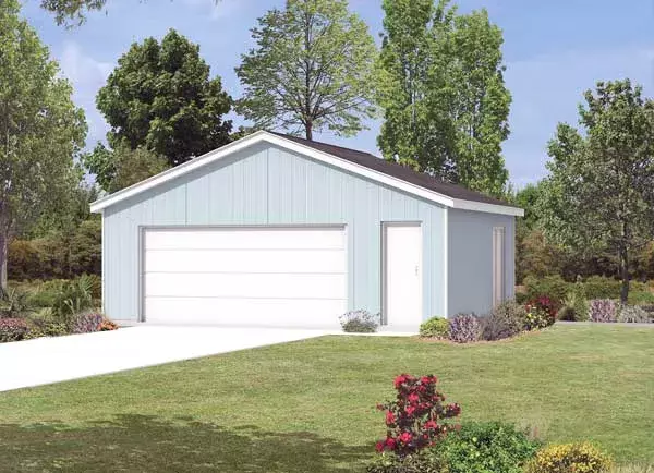 Traditional house plans 77-543 - front exterior, 572 sq ft, 0 bed, 0 bath house plans | Monster House Plans