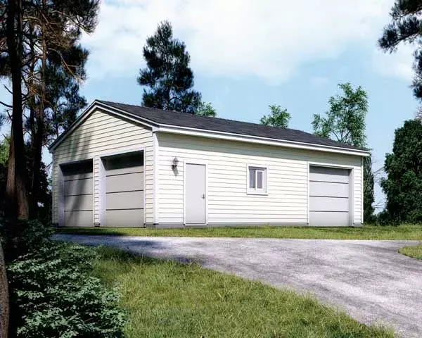 Traditional house plans 77-547 - front exterior, 864 sq ft, 0 bed, 0 bath house plans | Monster House Plans