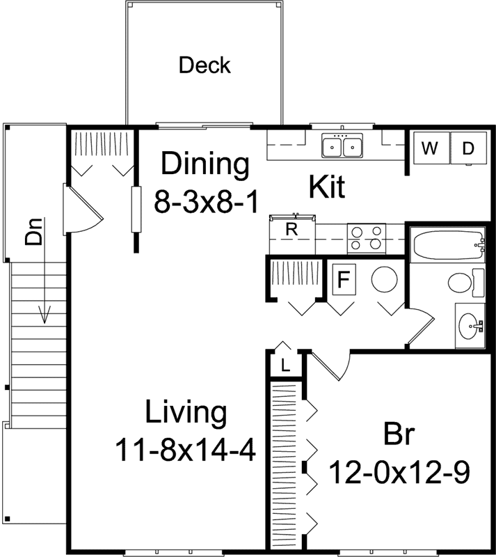 Upper/Second Floor Plan:77-554