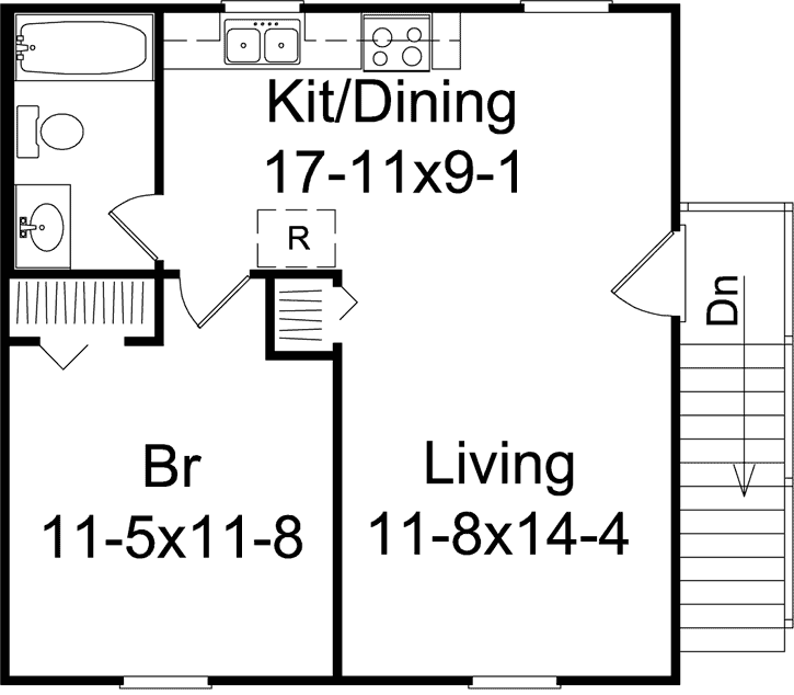 Upper/Second Floor Plan:77-561