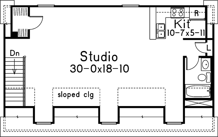 Upper/Second Floor Plan:77-563