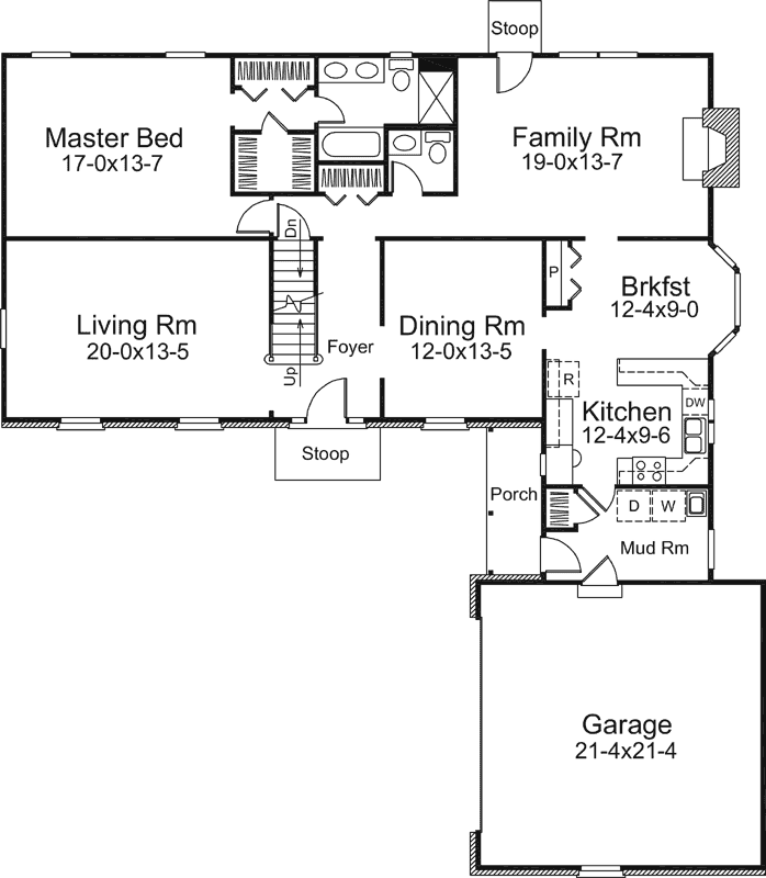 Main Floor Plan: 77-592