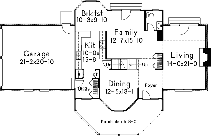 Main Floor Plan: 77-613