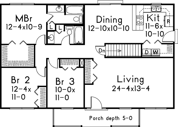 Main Floor Plan: 77-618
