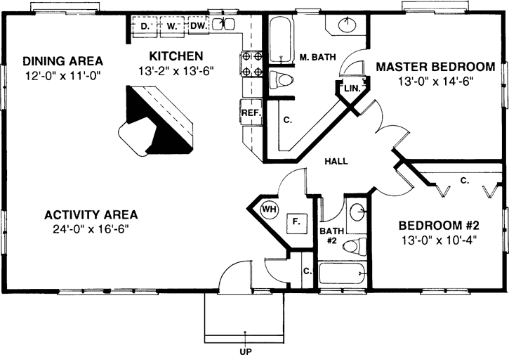 Main Floor Plan: 77-626