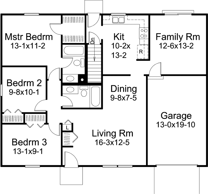 Main Floor Plan: 77-637