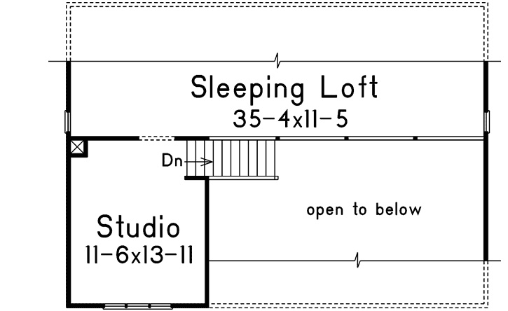 Upper/Second Floor Plan:77-661