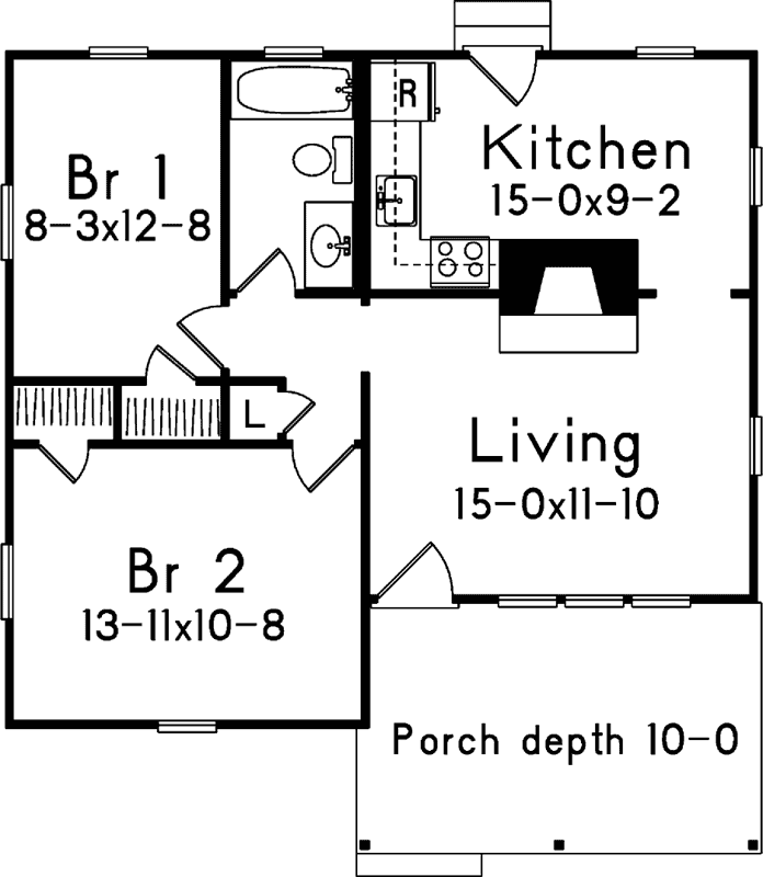 Main Floor Plan: 77-664