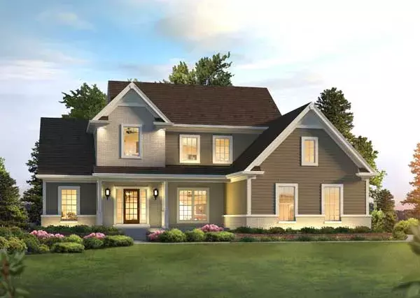 Farmhouse house plans 77-707 - front exterior, 2,240 sq ft, 3 bed, 2 bath house plans | Monster House Plans