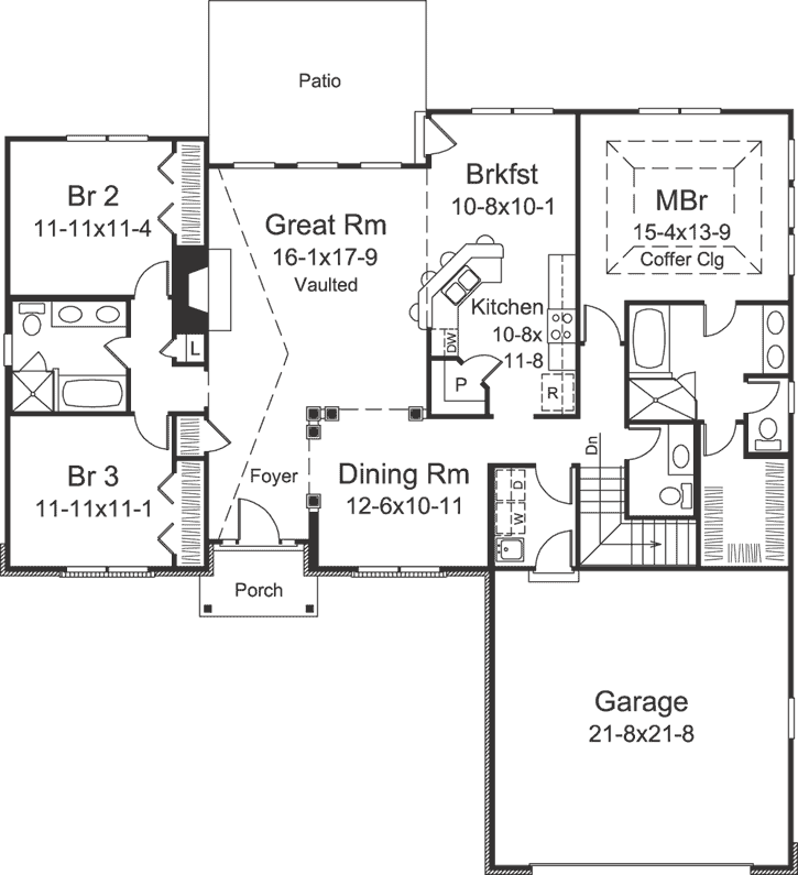 Main Floor Plan: 77-708