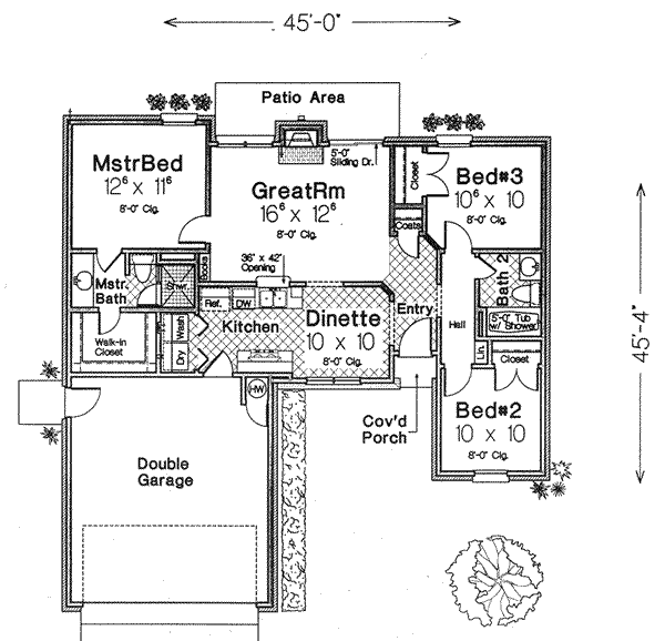 Main Floor Plan: 8-101