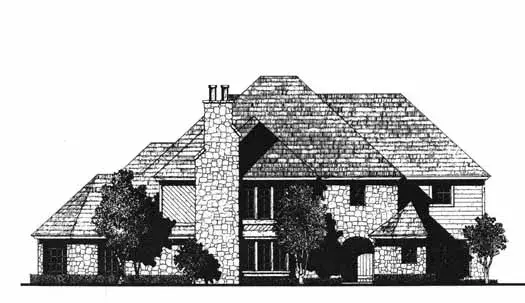Traditional house plans 8-1066 - front exterior, 4,034 sq ft, 4 bed, 2 bath house plans | Monster House Plans