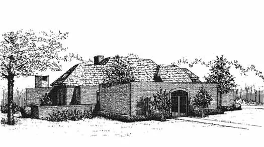 Contemporary house plans 8-1076 - front exterior, 4,309 sq ft, 4 bed, 3 bath house plans | Monster House Plans