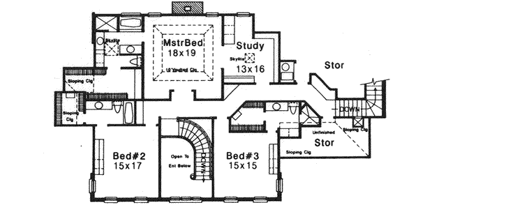 Upper/Second Floor Plan:8-1078