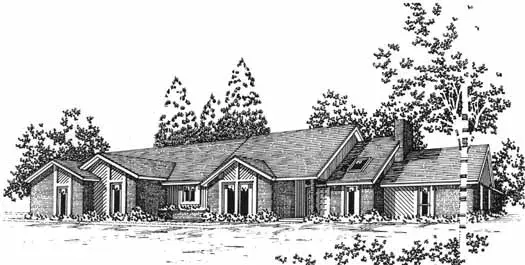 Contemporary house plans 8-1083 - front exterior, 5,120 sq ft, 4 bed, 3 bath house plans | Monster House Plans