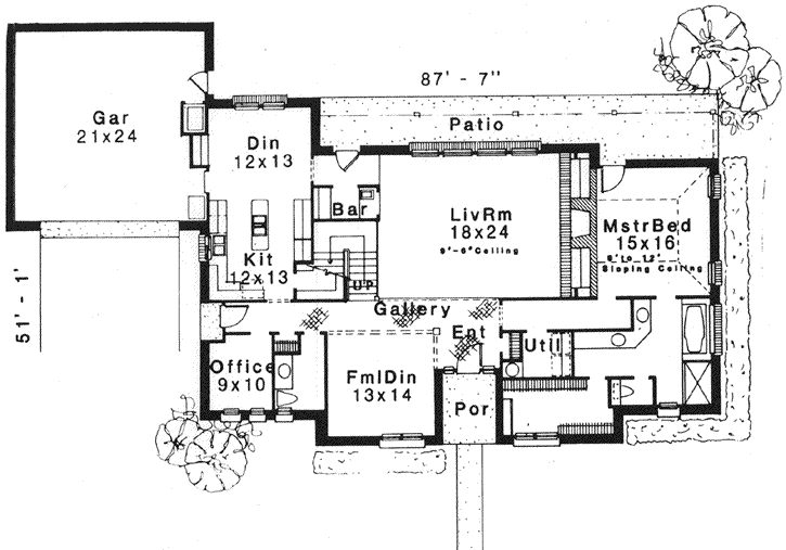 Main Floor Plan: 8-1110
