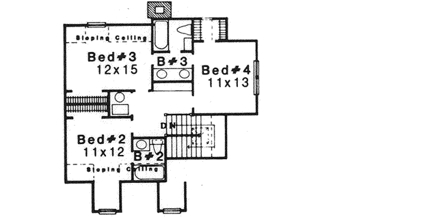 Upper/Second Floor Plan:8-1141