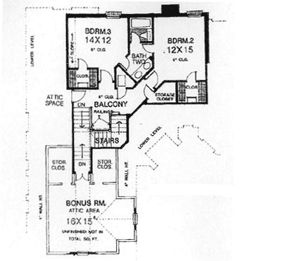 Upper/Second Floor Plan:8-344