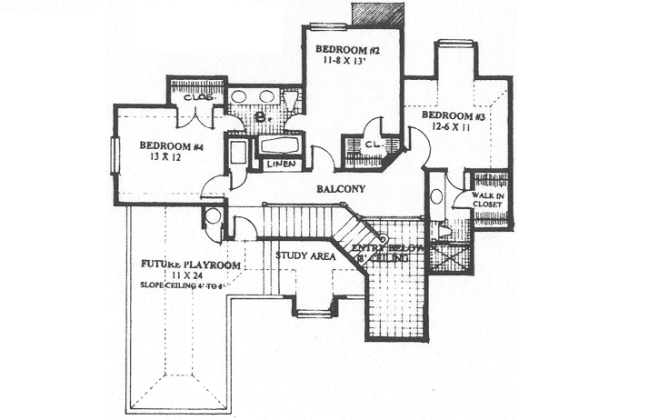 Upper/Second Floor Plan:8-399