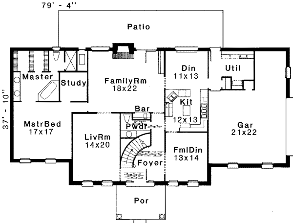 Main Floor Plan: 8-498