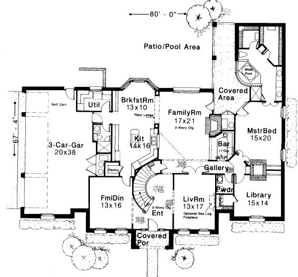 Main Floor Plan: 8-546