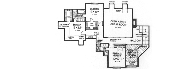 Upper/Second Floor Plan: 8-643