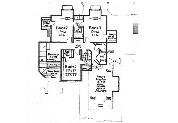 Upper/Second Floor Plan:8-671