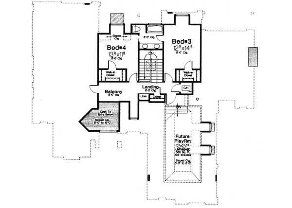 Upper/Second Floor Plan:8-706