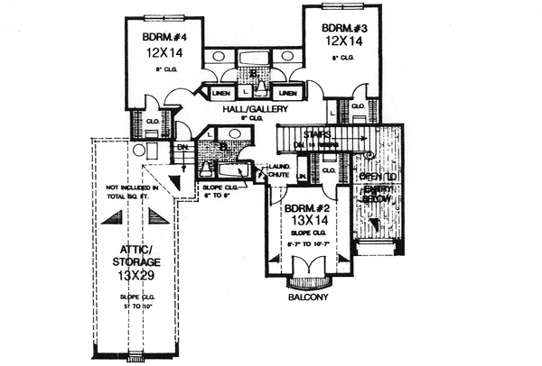 Upper/Second Floor Plan:8-714
