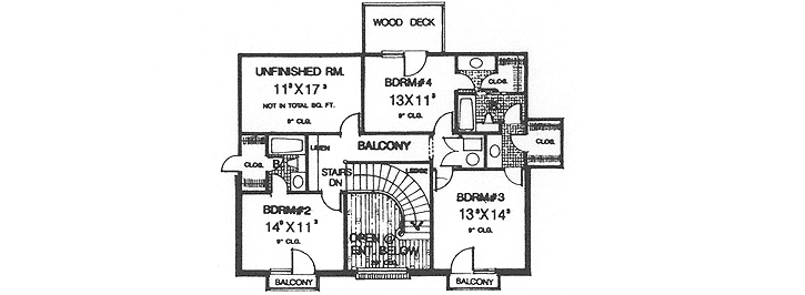 Upper/Second Floor Plan:8-723