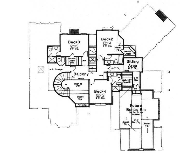 Upper/Second Floor Plan:8-724