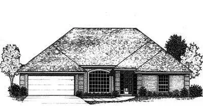 Traditional house plans 8-778 - front exterior, 1,926 sq ft, 3 bed, 2 bath house plans | Monster House Plans