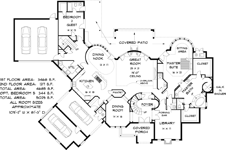 Main Floor Plan: 80-105